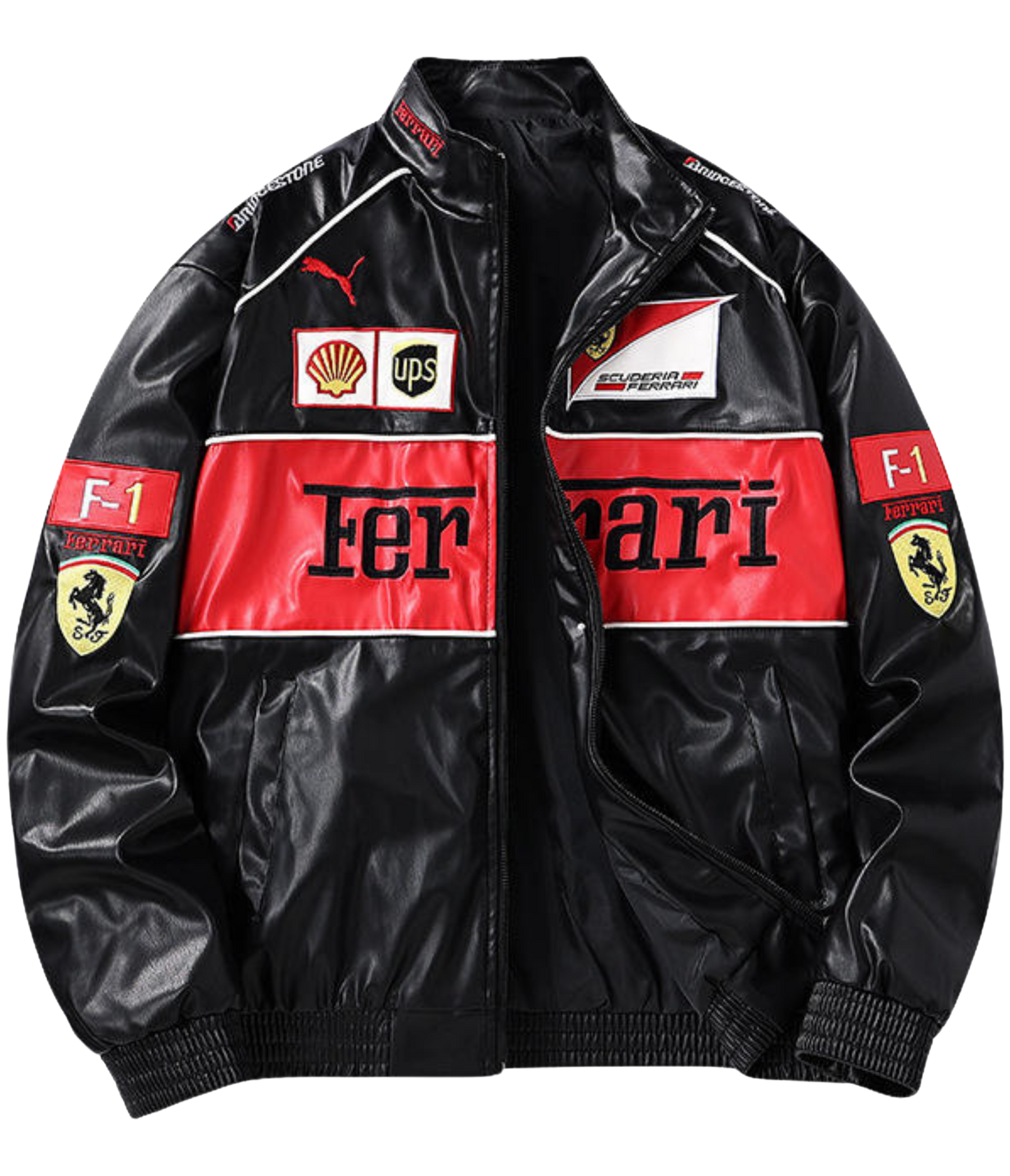 90's Vintage Scuderia Ferrari Jacket – Leather Edition