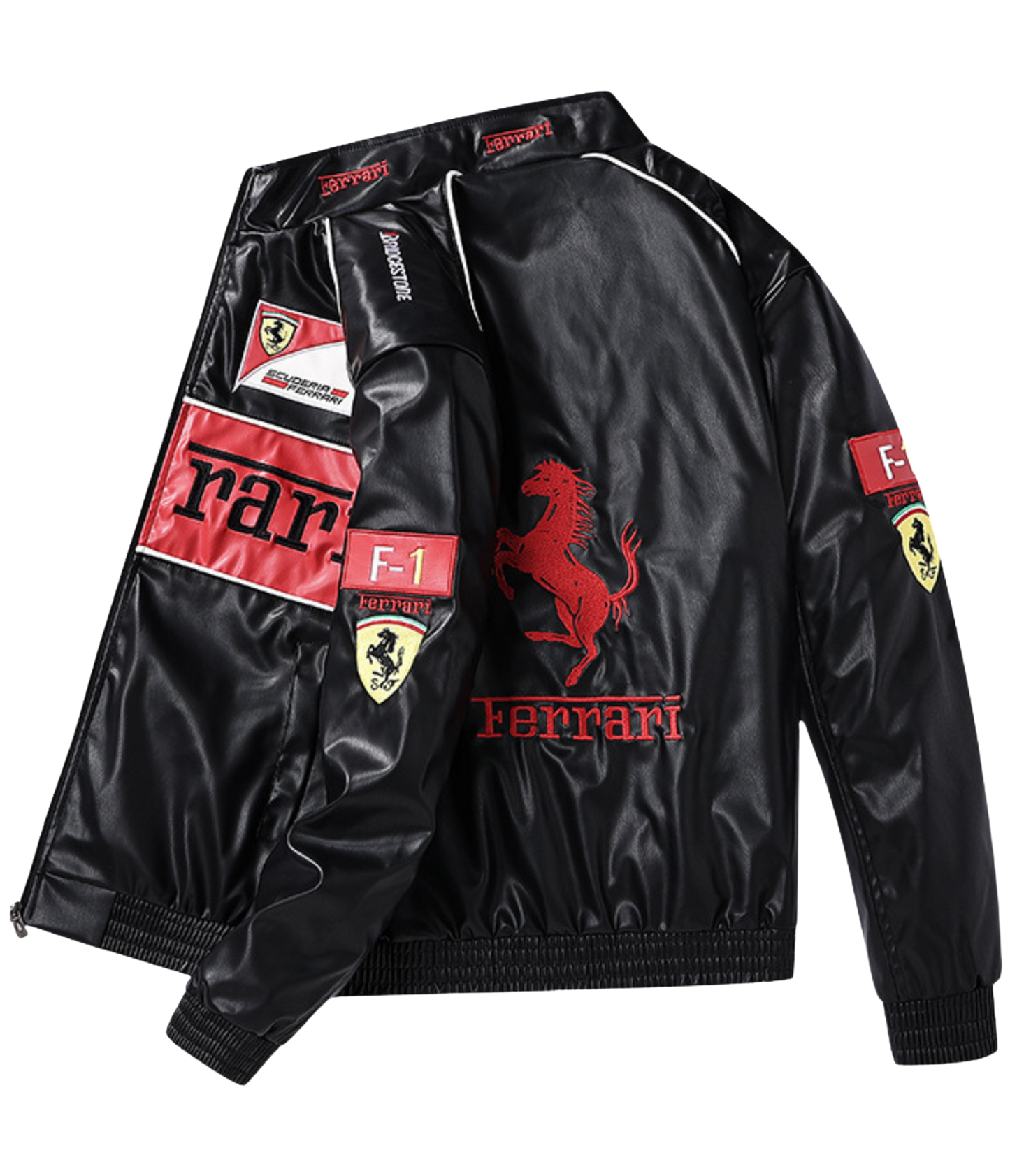 90's Vintage Scuderia Ferrari Jacket – Leather Edition