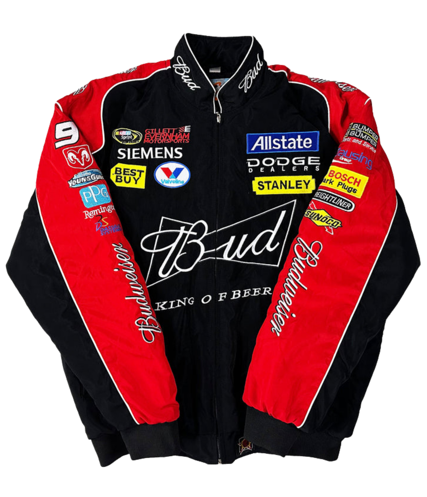 Budweiser Black Vintage Racing Jacket
