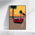 Urban Racing Canvas Art