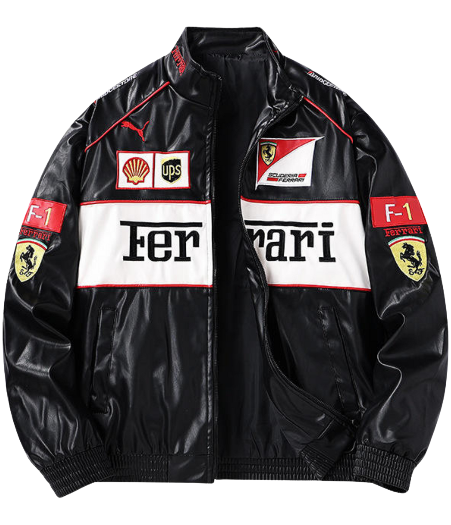 90's Vintage Scuderia Ferrari Jacket – Leather Edition