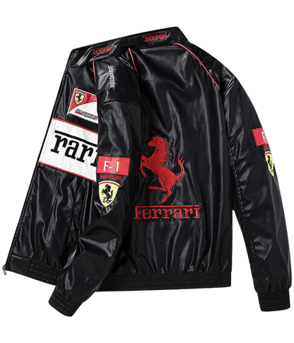 90's Vintage Scuderia Ferrari Jacket – Leather Edition