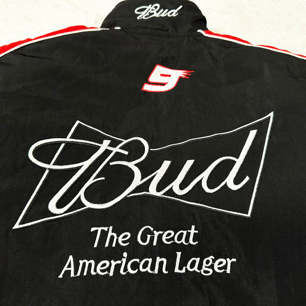 Budweiser Black Vintage Racing Jacket