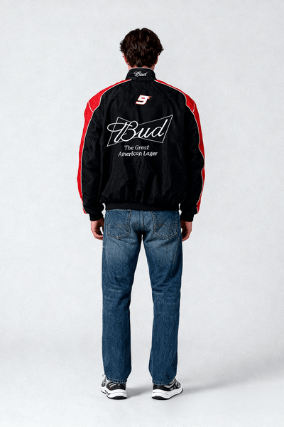 Budweiser Black Vintage Racing Jacket