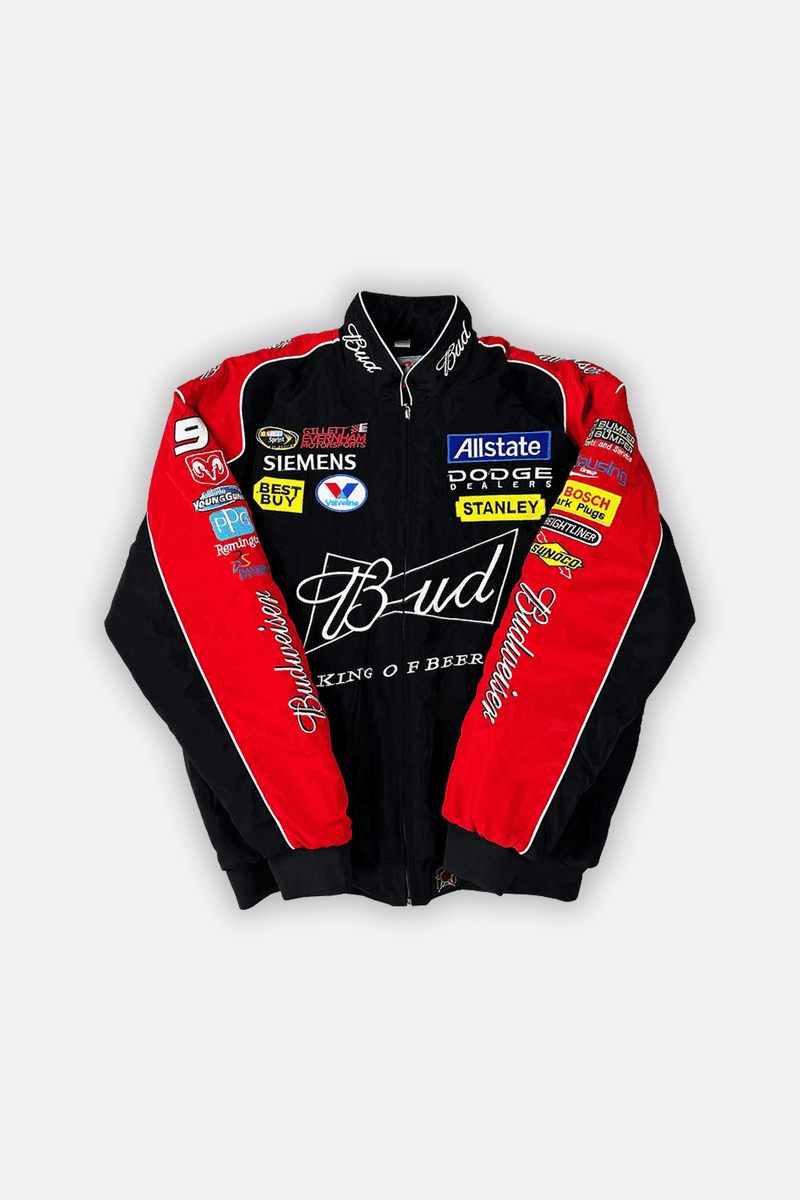 Budweiser Black Vintage Racing Jacket
