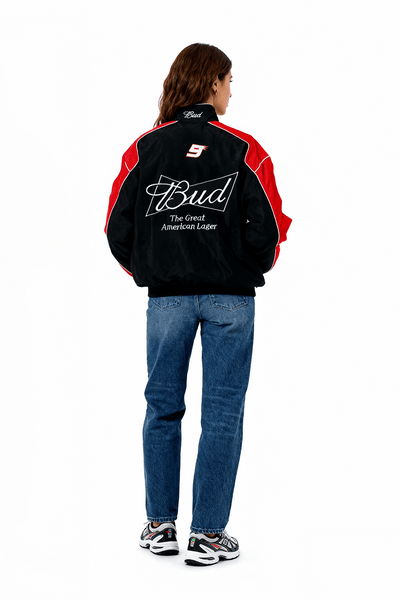 Budweiser Black Vintage Racing Jacket