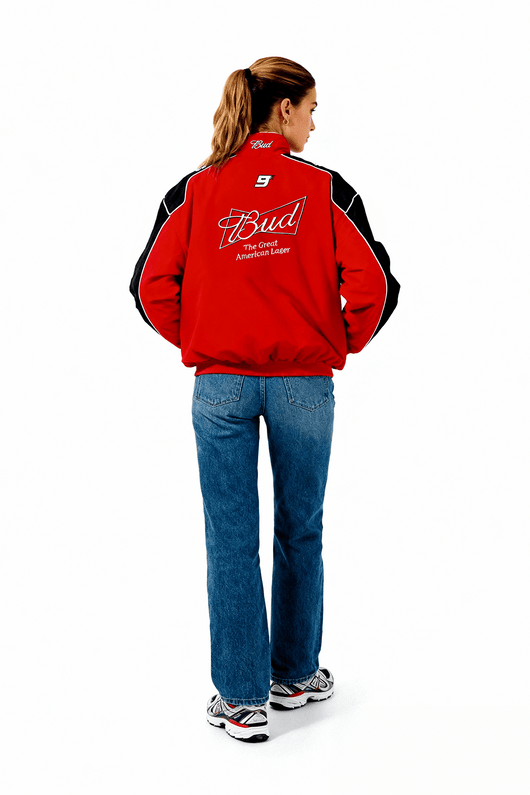 Budweiser Red Vintage Racing Jacket