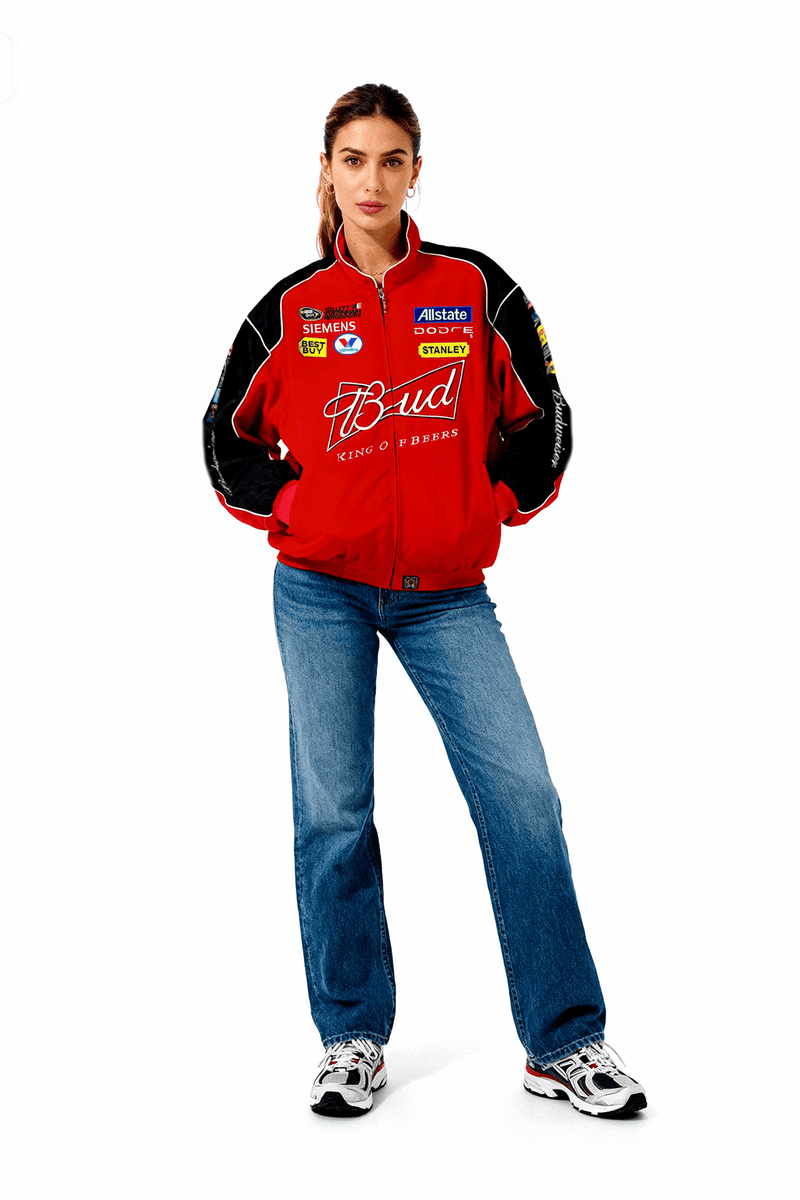 Budweiser Red Vintage Racing Jacket