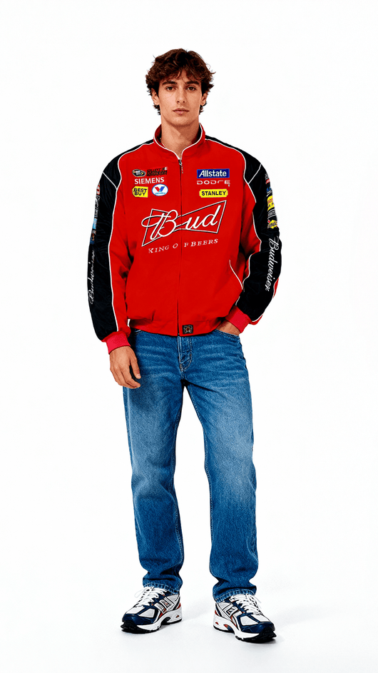 Budweiser Red Vintage Racing Jacket
