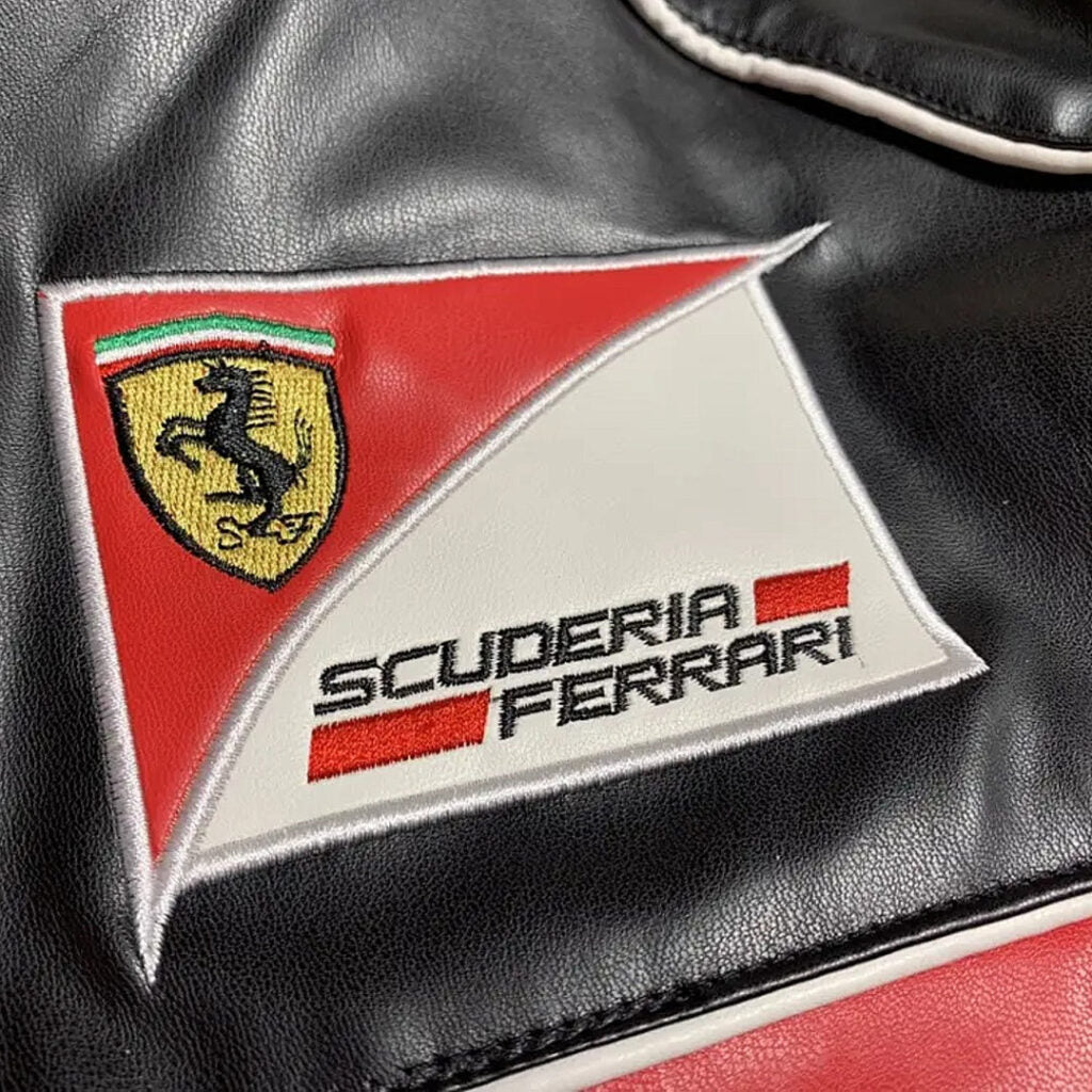 90's Vintage Scuderia Ferrari Jacket – Leather Edition