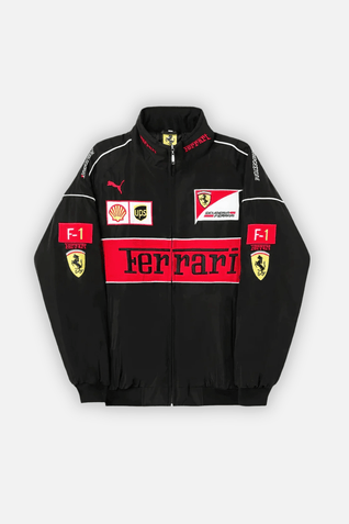 Vintage Scuderia Black Jacket