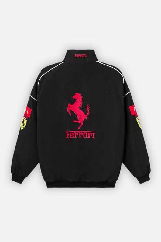 Vintage Scuderia Black Jacket