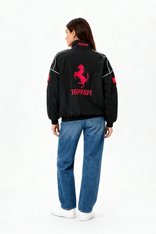 Vintage Scuderia Black Jacket