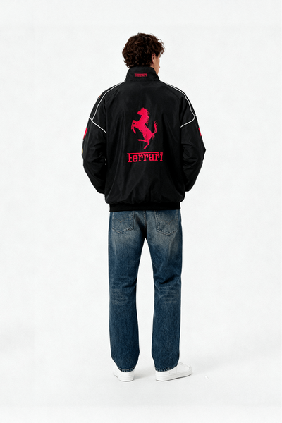 Vintage Scuderia Black Jacket