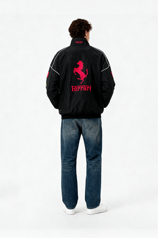 Vintage Scuderia Black Jacket