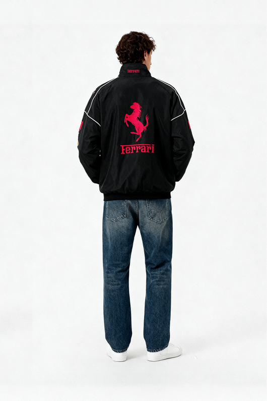 Vintage Scuderia Black Jacket