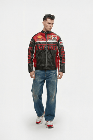 Ferrari Leather Jacket Marlboro Edition