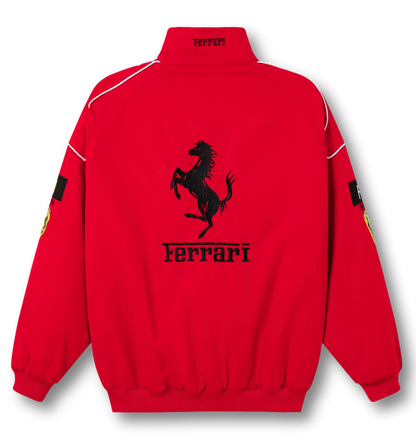 Vintage Scuderia Red Ferrari Jacket