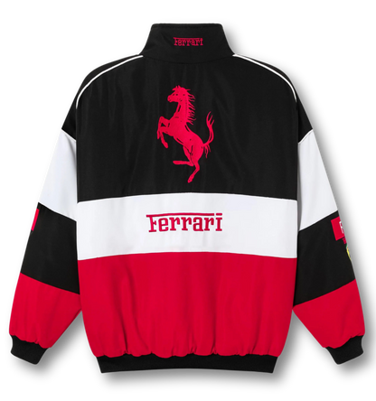 Vintage Scuderia Tri-Color Ferrari Jacket