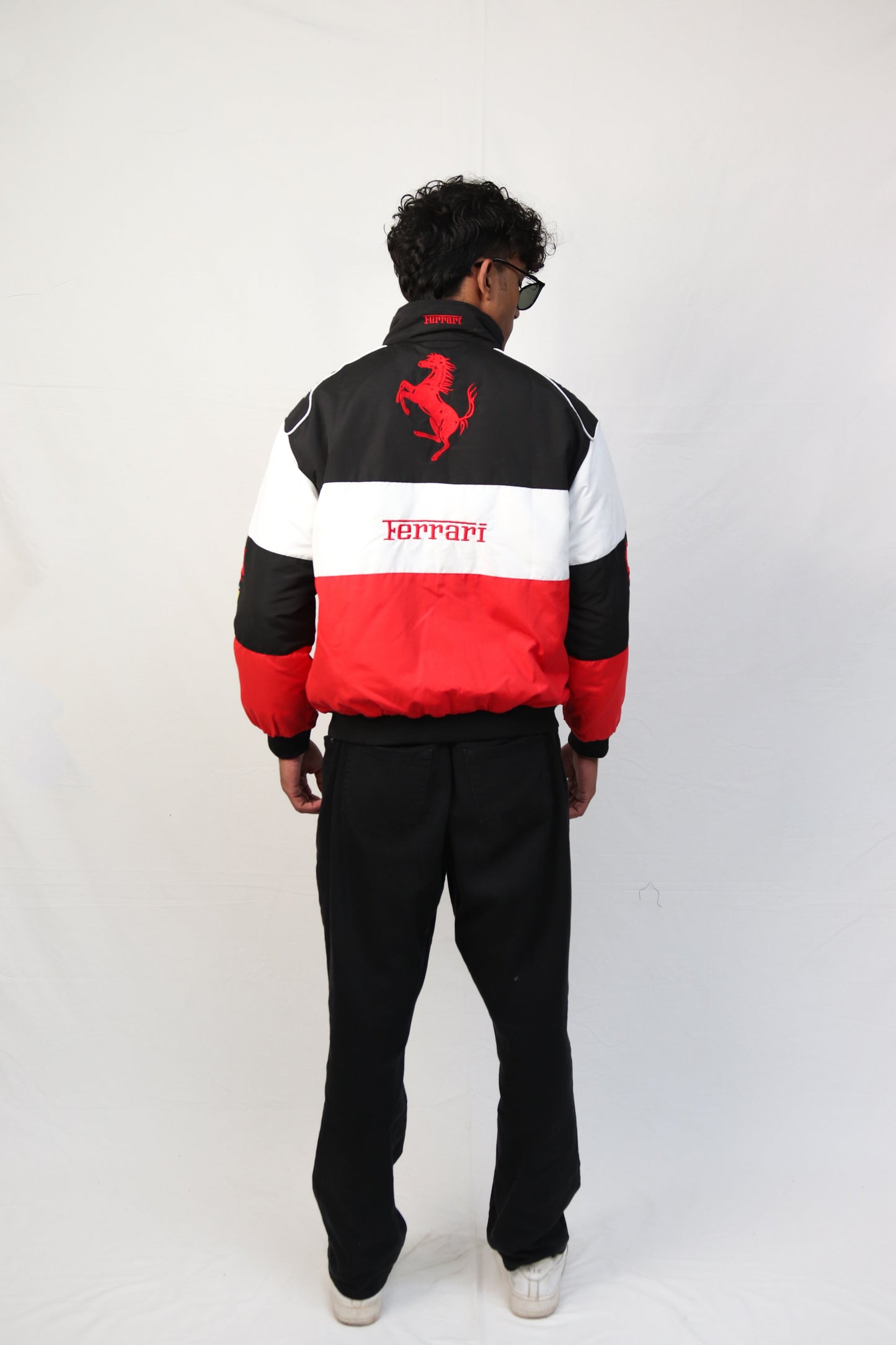 Vintage Scuderia Tri-Color Ferrari Jacket