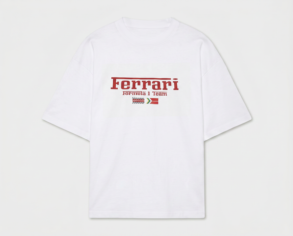 Vintage Ferrari F1 Team T-Shirt | Motorsport Graphic Tee