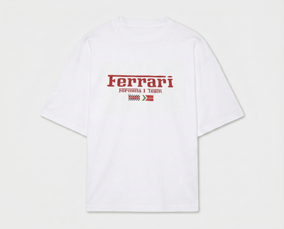 Vintage Ferrari F1 Team T-Shirt | Motorsport Graphic Tee