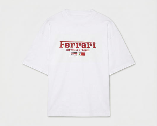 Vintage Ferrari F1 Team T-Shirt | Motorsport Graphic Tee
