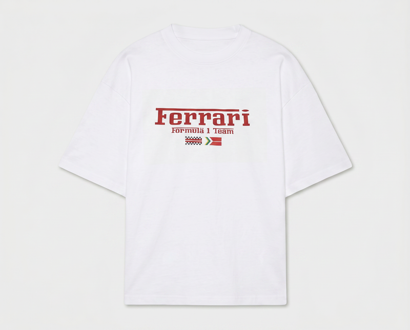 Vintage Ferrari F1 Team T-Shirt | Motorsport Graphic Tee