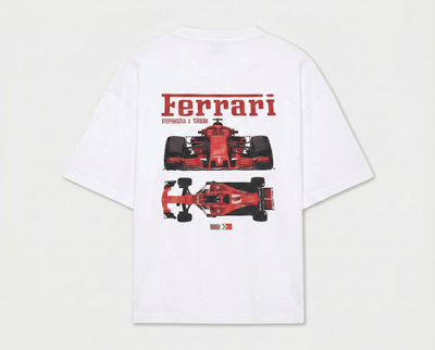 Vintage Ferrari F1 Team T-Shirt | Motorsport Graphic Tee