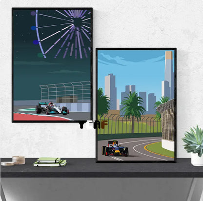 Urban Racing Canvas Art