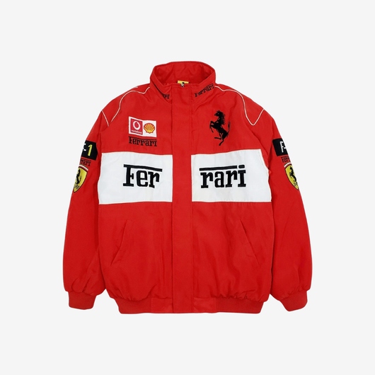 Vintage Scuderia Red-White Jacket – Vintage Motorsports Co.