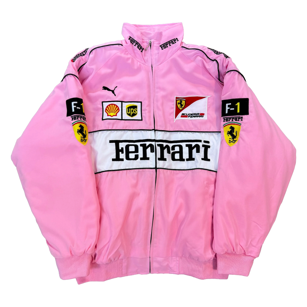 Vintage Pink Scuderia Ferrari Jacket