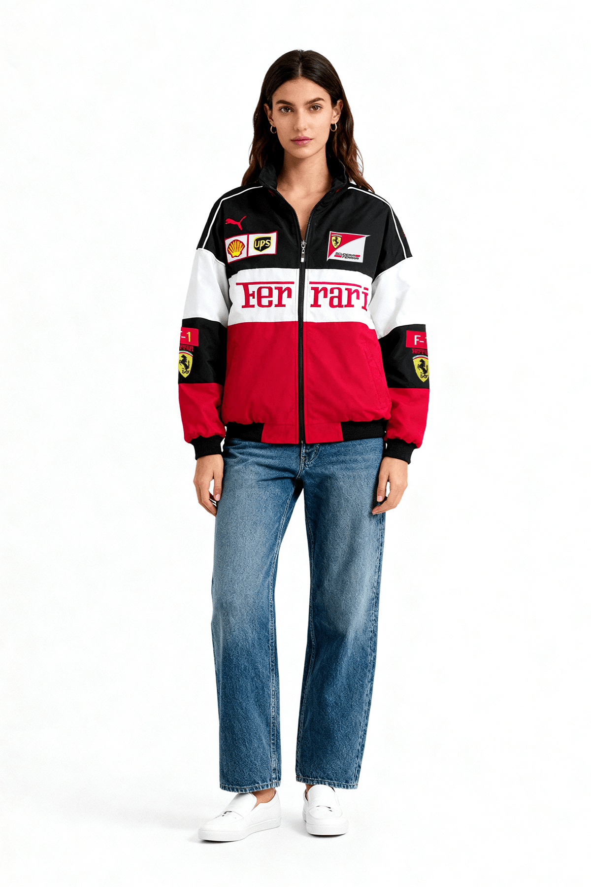 Tri Color Jacket Vintage Scuderia Tri-Color Jacket – Vintage Motorsports Co.