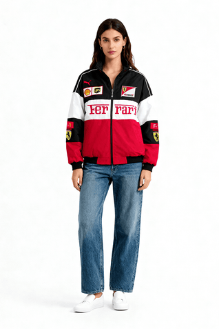 Vintage Scuderia Tri-Color Jacket
