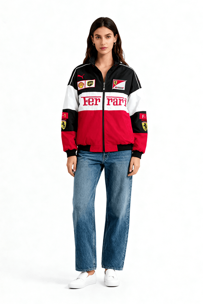 Vintage Scuderia Tri-Color Jacket