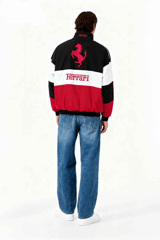 Vintage Scuderia Tri-Color Jacket