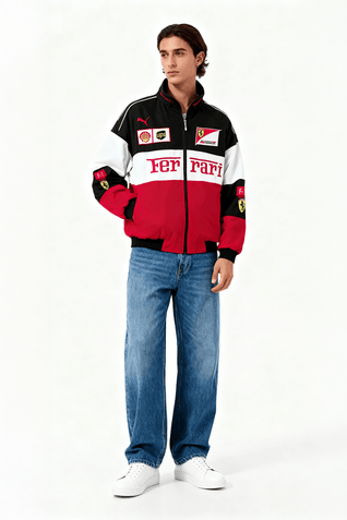 Vintage Scuderia Tri-Color Jacket