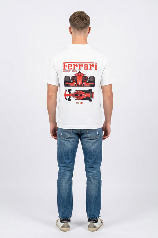 Vintage Ferrari F1 Team T-Shirt | Motorsport Graphic Tee