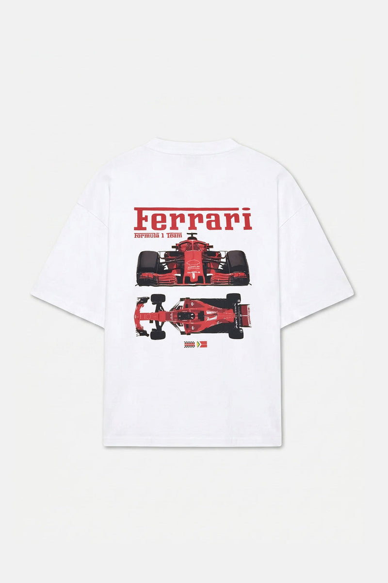 Vintage Ferrari F1 Team T-Shirt | Motorsport Graphic Tee