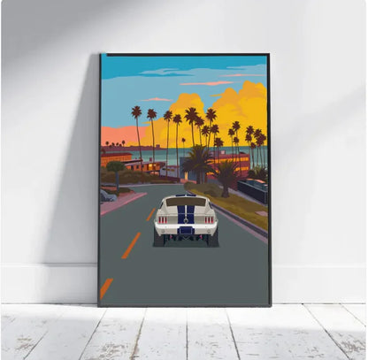 Urban Racing Canvas Art